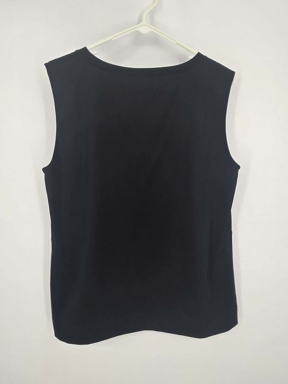 Lafayette 148 New York Black Scoopneck Sleeveless Tank 1X - Picture 2 of 4